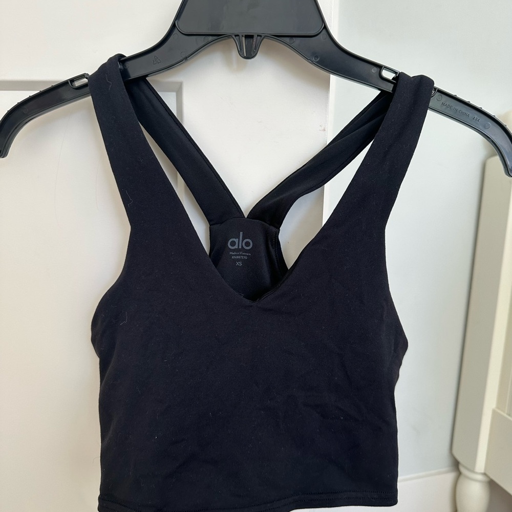 ALO Yoga Black Crop Top